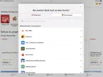 Kaufland Pay Bluecode - Bankkonto auswählen