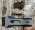 miaX Profi Kochfeldschaber - herausgezogene Ersatzklingen