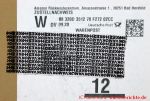 PLUS Japan Datenschutz Rollstempel - nach der Schwärzung