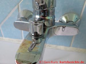 Brauseumschalter Ideal Standard in einer alten Grohe Armatur