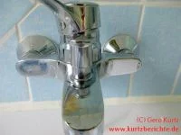 Brauseumschalter entkalken Badewannenarmatur