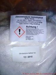 Entkalkung mit Zitronensaeure 002