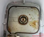 Brotbackautomat Clatronic BBA 2605 Blick in den Innenraum mit Heizstab