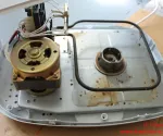 Brotbackautomat Clatronic BBA 2605 Bodenplatte mit Heizstab und Motor