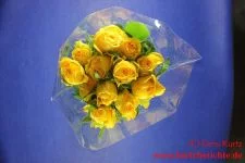 Blumen Glycerin gelbe Rosen