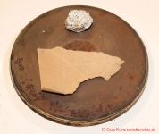 Pflege von alten Gusseisenkochplatten - Mittel zur Rostentfernung Sandpapier oder Alufolie