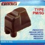 Druckschalter PM5 von italtechnica - Verpackung Vorderansicht