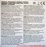 Druckschalter PM5 von italtechnica - Bedienungsanleitung