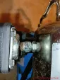 Druckleitung reinigen - Schraube