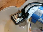 Druckleitung reinigen - gelöster Druckschalter