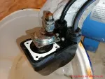 Druckleitung reinigen - abgehobene Druckleitung