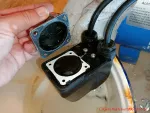 Druckleitung reinigen - abgenommene Druckleitung