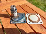 Druckleitung reinigen - gereinigte Komponenten
