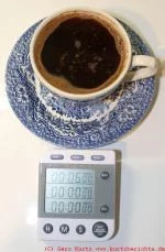 Kaffee per Hand bruehen