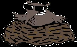 Maulwurf mit Brille