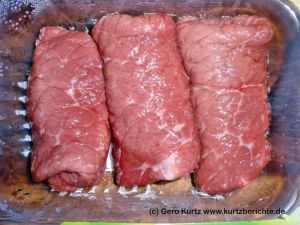 drei frische Rouladen