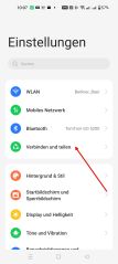 TomTom Go 5200 Umstellung SIM Karte - im Handy "Verbinden und Teilen" aufrufen