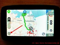 Menü des Navis aufrufen TomTom Go 5200 Umstellung SIM Karte - Menü des Navis aufrufen