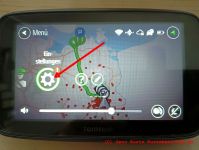 Einstellungen des Navis aufrufen TomTom Go 5200 Umstellung SIM Karte - Einstellungen des Navis aufrufen