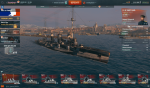 World of Warships pink im Hafen