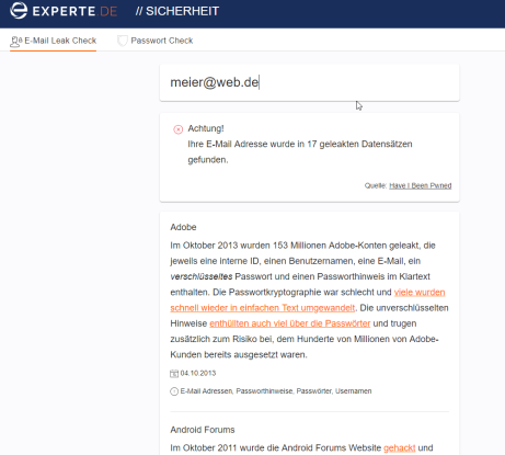 experte.de   Ergebnisse